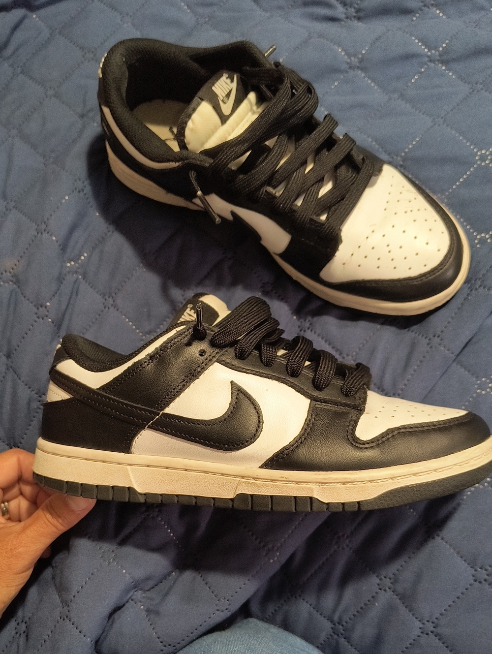 Nike Panda Dunks Men’s Black and White Low-Top Sneakers — Iconic Two-Tone Design